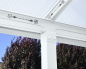Preview: Palram-Canopia Terrassenüberdachung Olympia 3x3 weiß 295x307cm 16mm HKP